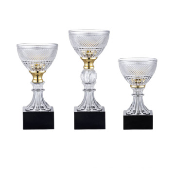 High Quality Stock Crystal trophy with Resin Base